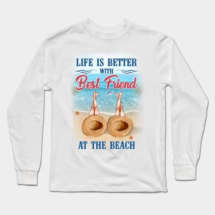 Best Friend At The Beach Long Sleeve T-Shirt